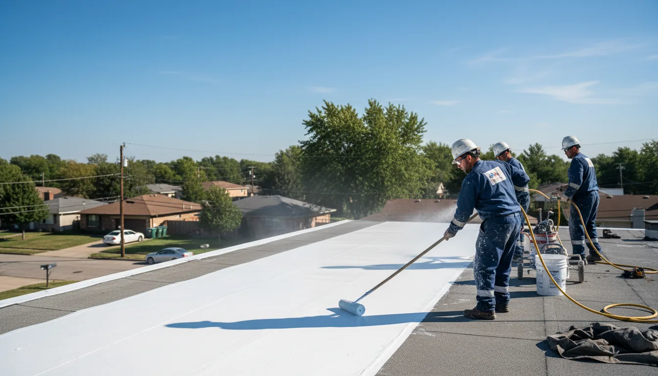 Commercial roof coating in Harriet, AR near me